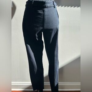 H&M Black Capri Straight Work Leg Pants